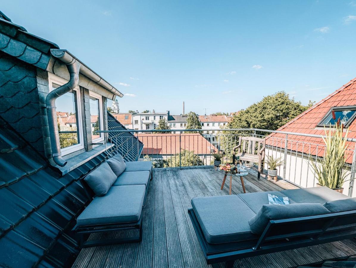 4-Schlafzimmer-Terrassensuite Oasis - Workspace Em-Apartments Deutschland Bielefeld Kültér fotó