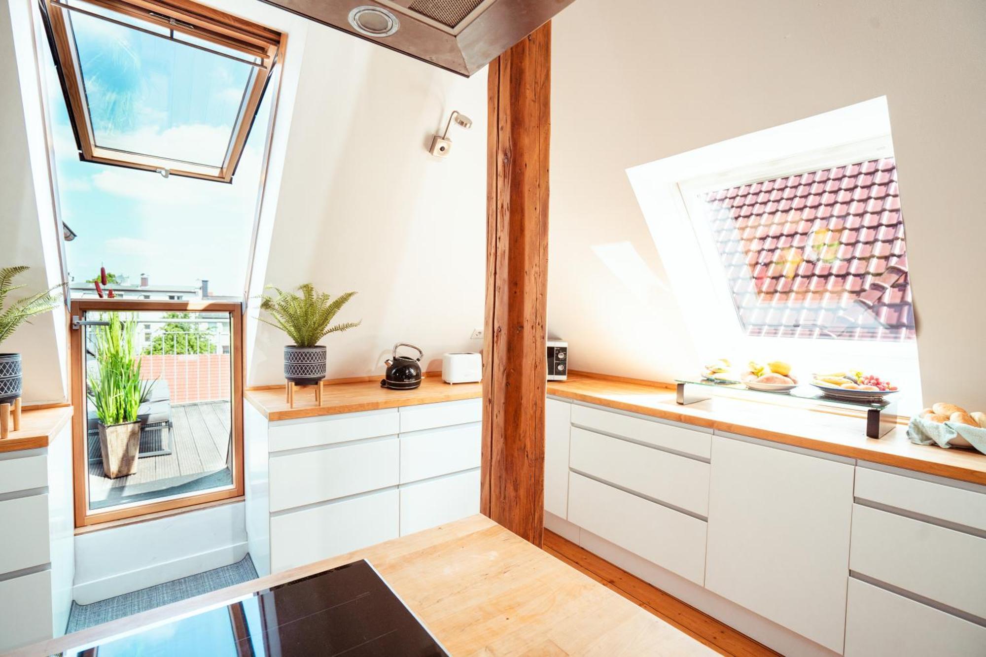 4-Schlafzimmer-Terrassensuite Oasis - Workspace Em-Apartments Deutschland Bielefeld Kültér fotó